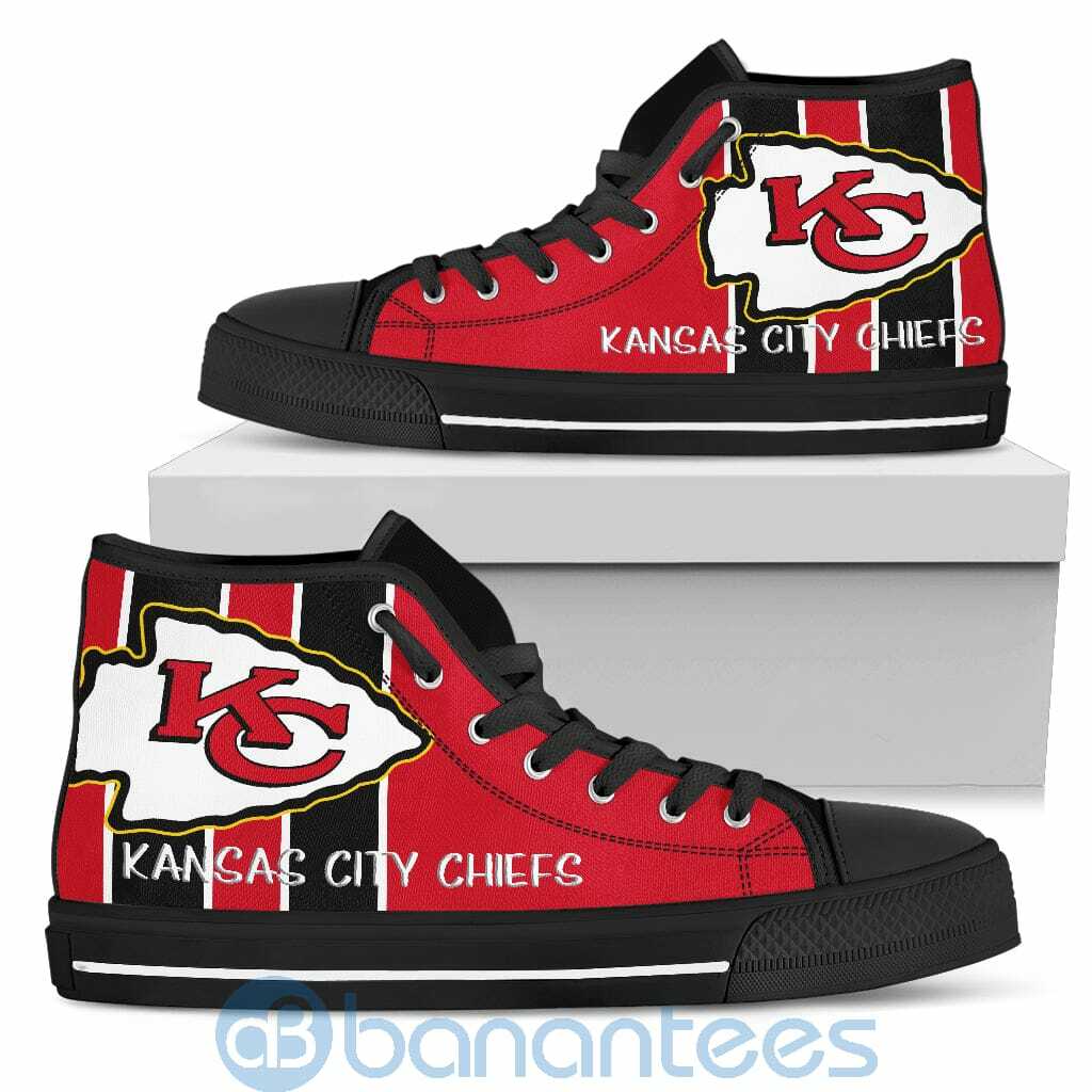 vertical-stripes-style-kansas-city-chiefs-high-top-shoes-1-MZvO8.jpg Vertical Stripes Style Kansas City Chiefs High Top Shoes Product Photo