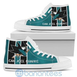 vertical stripes style san jose sharks high top shoes 4 MDsh6 300x300 image Vertical Stripes Style San Jose Sharks High Top Shoes Product Photo