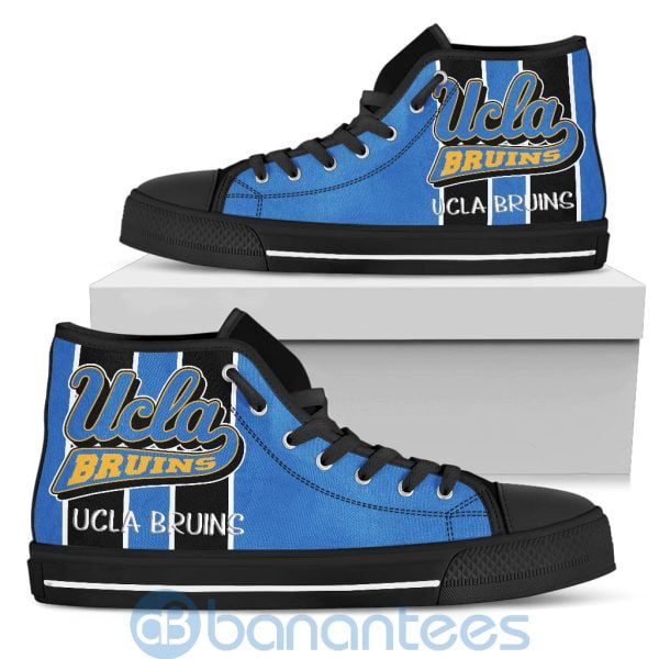 Vertical Stripes Style UCLA Bruins High Top Shoes Product Photo