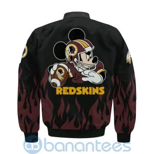 Washington Redskins Football Team Logo Disney Mickey Custom Name Bomber Jacket Product Photo