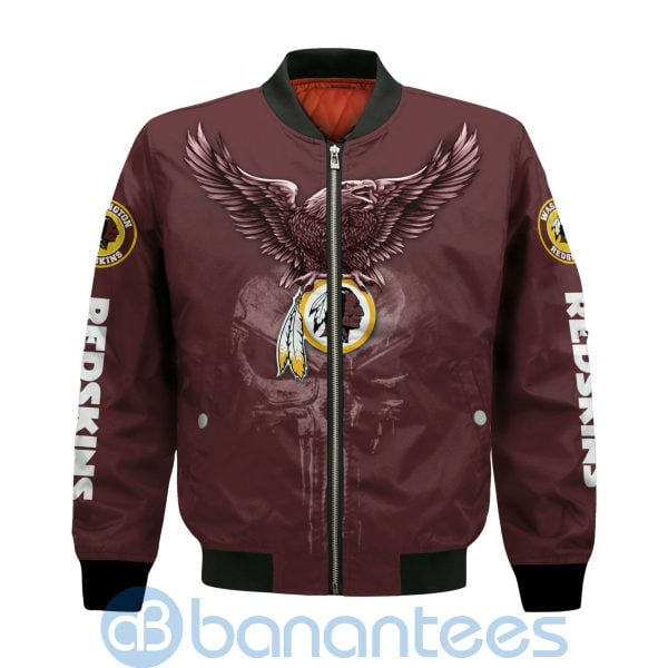 Washington Redskins Logo Eagle Skull Bomber Jacket Product Photo