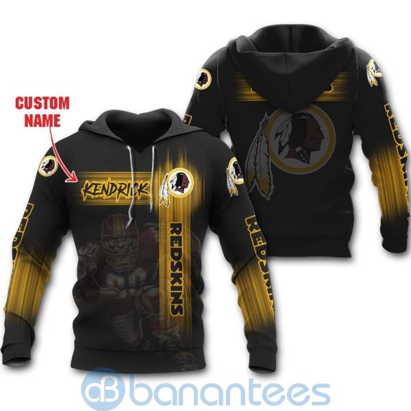 Washington Redskins Mascot Custom Name 3D All Over Printed Shirt Product Photo