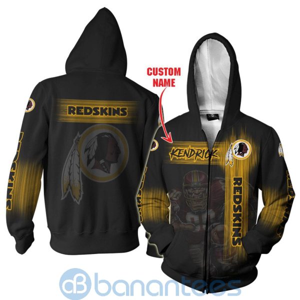 Washington Redskins Mascot Custom Name 3D All Over Printed Shirt Product Photo
