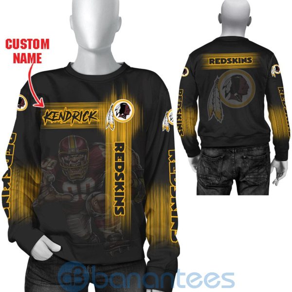 Washington Redskins Mascot Custom Name 3D All Over Printed Shirt Product Photo