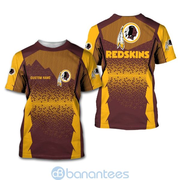 Washington Redskins NFL Football Team Logo Custom Personalized With Name 3D All Over Printed Shirt Product Photo