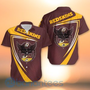 Washington Redskins NFL Skull American Football Sporty Design 3D All Over Printed Shirt Product Photo