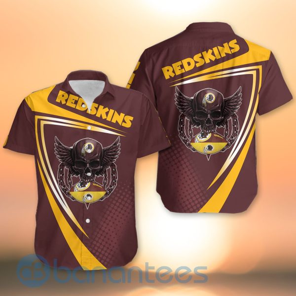 Washington Redskins NFL Skull American Football Sporty Design 3D All Over Printed Shirt Product Photo