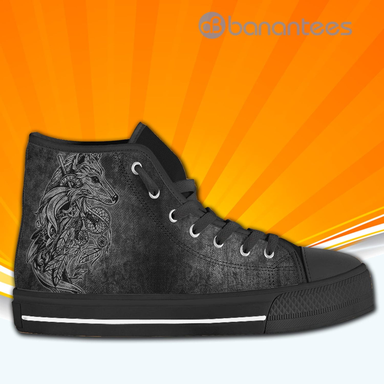 wolf-dream-catcher-high-top-canvas-shoes-sneakers-for-men-and-women-4-AuGcU.jpg Wolf Dream Catcher High Top Canvas Shoes Sneakers For Men And Women Product Photo