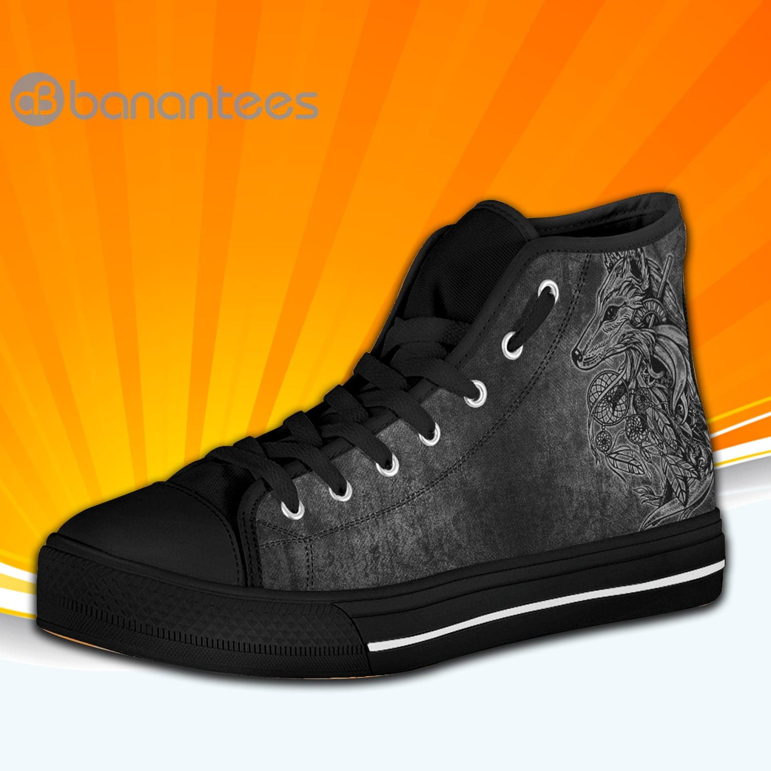 wolf-dream-catcher-high-top-canvas-shoes-sneakers-for-men-and-women-6-pQiDr.jpg Wolf Dream Catcher High Top Canvas Shoes Sneakers For Men And Women Product Photo