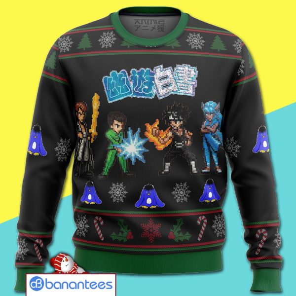 Yu Yu Hakusho Ghost Fighter Merry Christmas All Over Print Ugly Sweater Product Photo