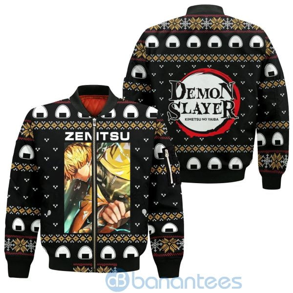 Zenitsu Agatsuma Christmas Demon Slayer Anime Lover All Over Printed 3D Shirt Product Photo