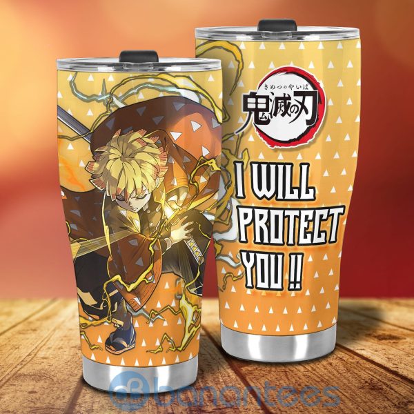 Zenitsu Agatsuma Tumbler Demon Slayer Anime For Fans Product Photo