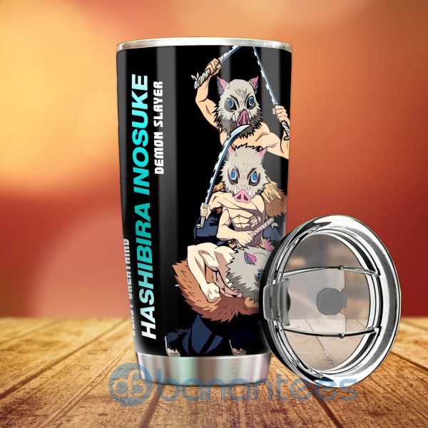 Zenitsu And Inosuke Tumbler Custom Demon Slayer Anime Gifts Idea For Fans Product Photo