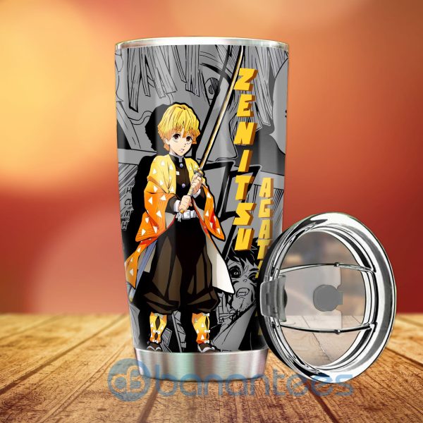 Zenitsu And Nezuko Tumbler Custom Demon Slayer Anime Gifts For Fans Product Photo