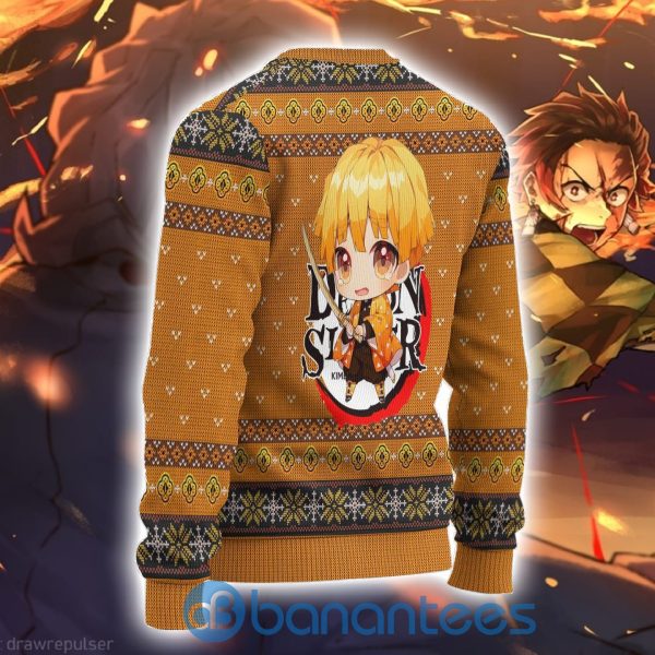 Zenitsu Demon Anime Slayer Anime Ugly Christmas Sweater All Over Printed Product Photo