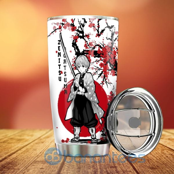 Zenitsu Tumbler Custom Japan Style Demon Slayer Anime Fans Product Photo