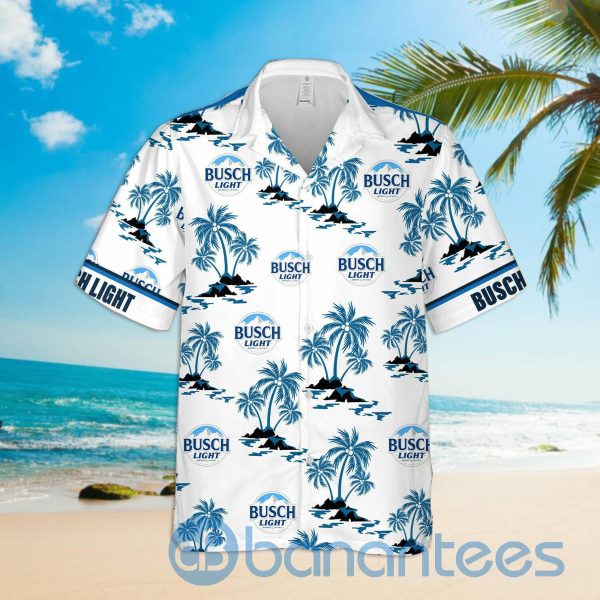 3D Litmusbusch CoConut Light Bud Light For Beer Lover Hawaiian Shirt Product Photo
