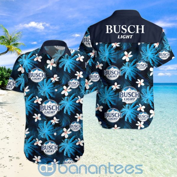 3D Litmusbusch Light Bud Light Tropical Flower For Beer Lover Hawaiian Shirt Product Photo
