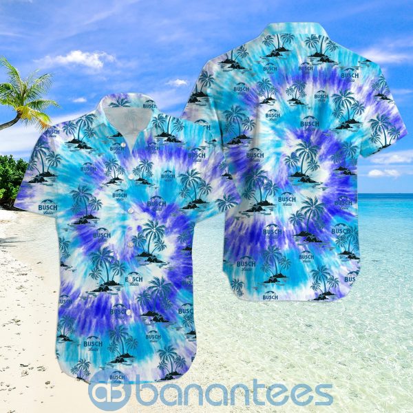 3D Tie Dye Litmusbusch Light Bud Light For Beer Lover Hawaiian Shirt Product Photo