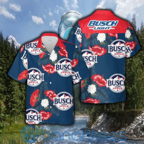 Busch Light Apple Flower For Beer Lover Hawaiian Shirt Product Photo