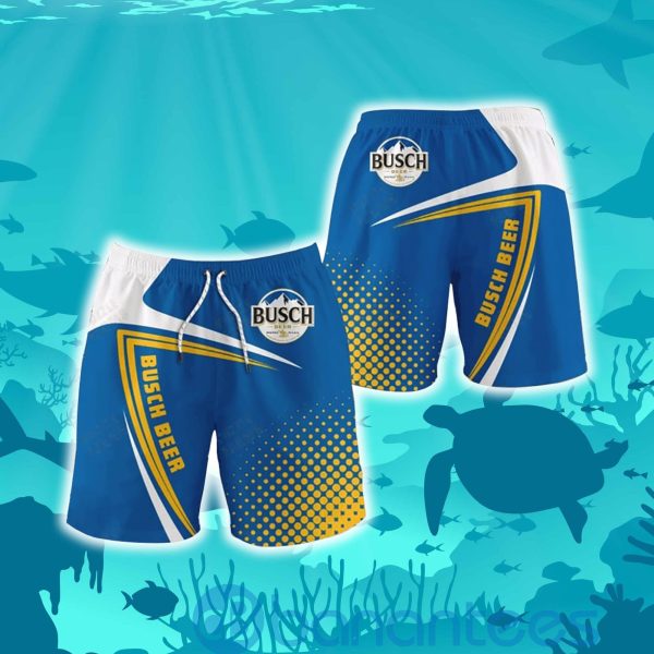 Busch Light Beer Yellow Light Beach Shorts Beer Lovers Father Day Gift Product Photo