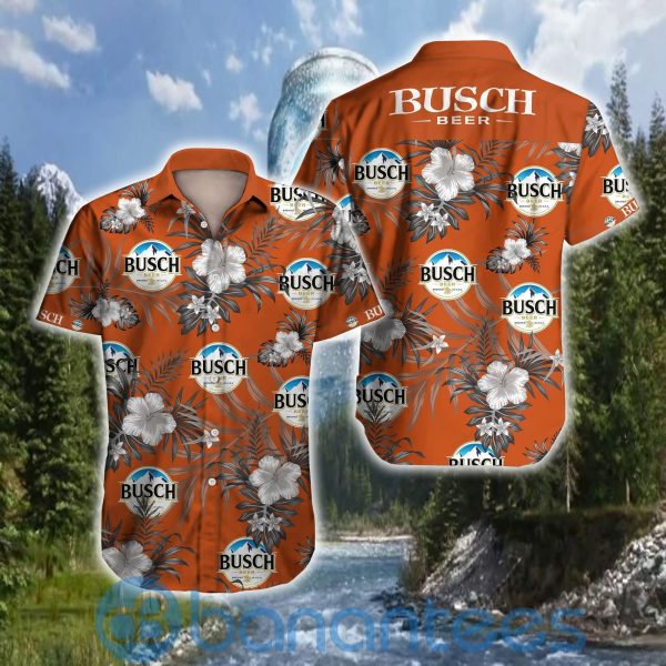 Busch Light Burnt Earth Flower For Beer Lover Hawaiian Shirt Product Photo
