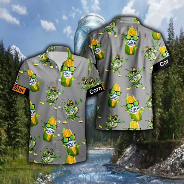 Busch Light Corn Star Funny For Beer Lover Hawaiian Shirt Product Photo