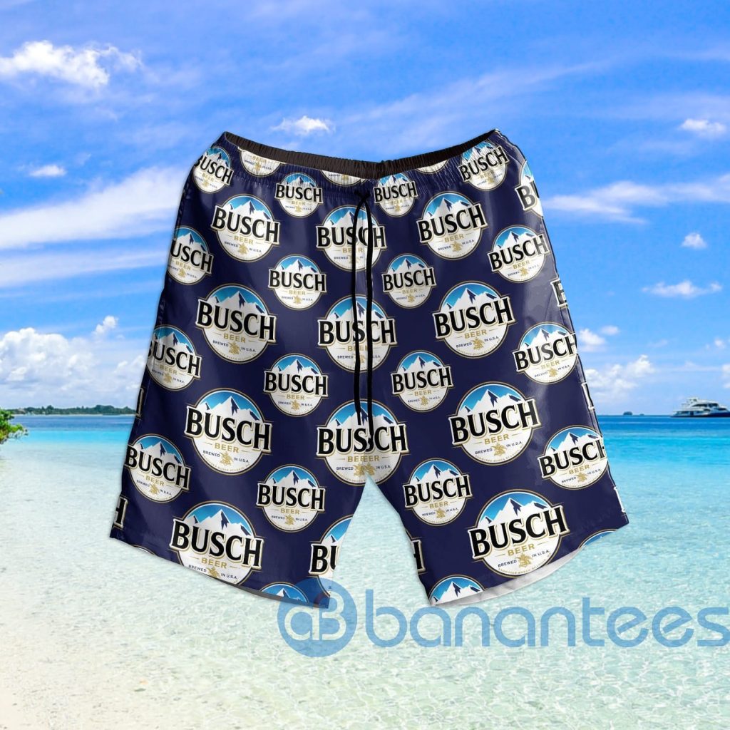 Busch Light Logo Pattern Beach Shorts Beer Lovers Father Day Gift ...