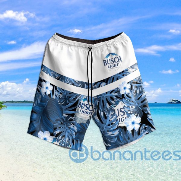 Busch Light Tropical Beach Shorts Beer Lovers Father Day Gift Product Photo
