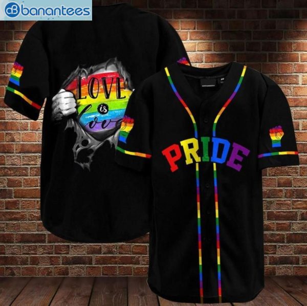 Come Out Lgbt Pride Unisex Best Gift Black Basebal Jersey Shirtproduct photo 1