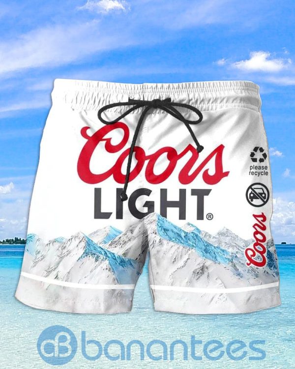 Coors Light Beach Shorts Beer Lovers Father Day Gift Product Photo