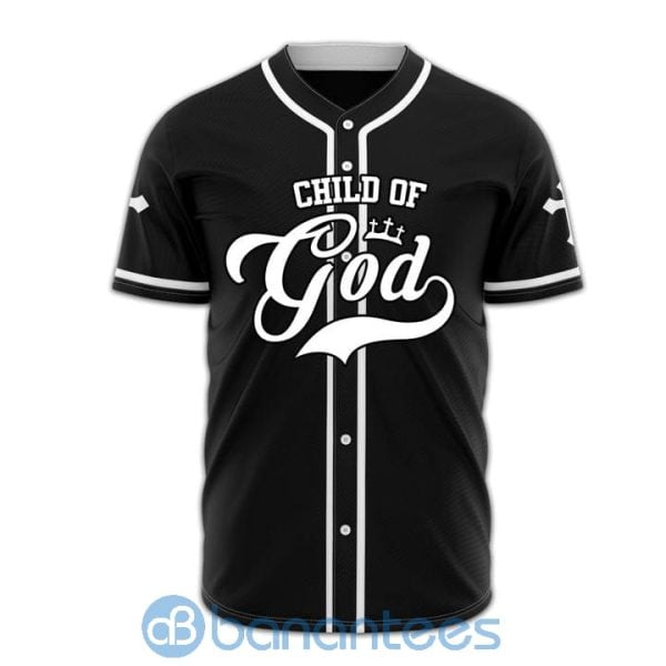 Custom Name Number Child Of God Jesus Unisex Jersey Baseball Shirt Product Photo