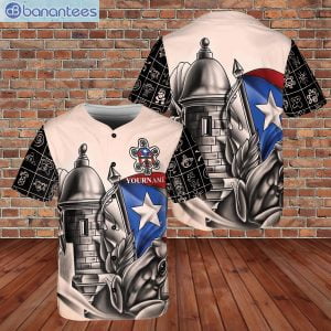Custom Name Puerto Rico Frogs Vintage Jersey Baseball Shirt Styleproduct photo 1