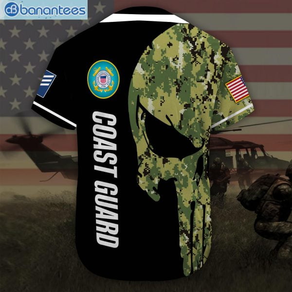 Custom Name United States Coast Guard Jersey Baseball Shirtproduct photo 3