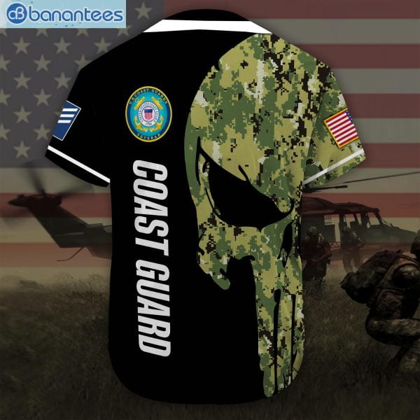 Custom Name United States Coast Guard Veteran Jersey Baseball Shirtproduct photo 3