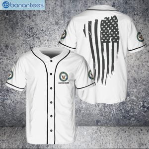 Custom Name United States Navy Casual US Flag Jersey Baseball Shirtproduct photo 1