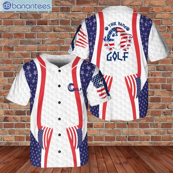 Custom Name United States Summer Golf Jersey Baseball Shirt For Golfer Sport Loverproduct photo 1