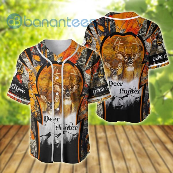 Deer Hunting Deer Hunter Gift For Dad Unisex Jersey Baseball Shirt Product Photo