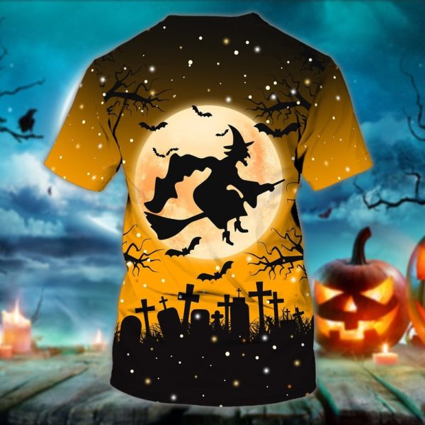 Personalized Name Happy Halloween Dachshund Halloween 3D T Shirt Product Photo