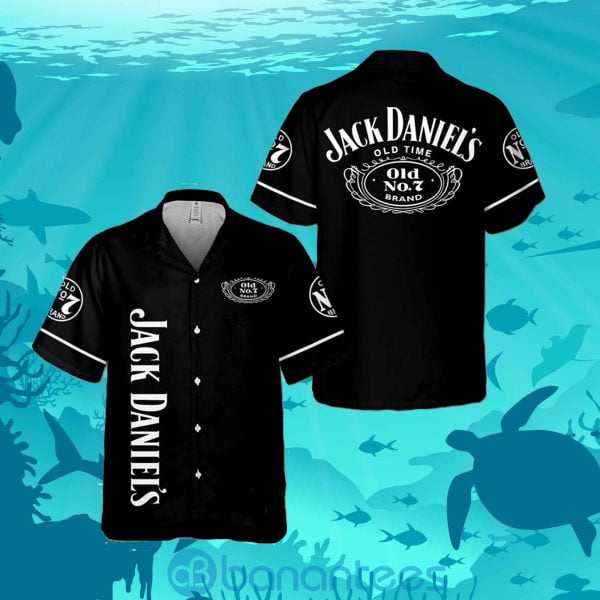 Jack Danie Black & White For Beer Lover Hawaiian Shirt Product Photo