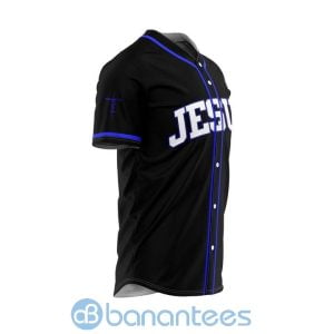 Jesus I Want To Be In God's Hands Unisex Jersey Baseball Shirt Product Photo