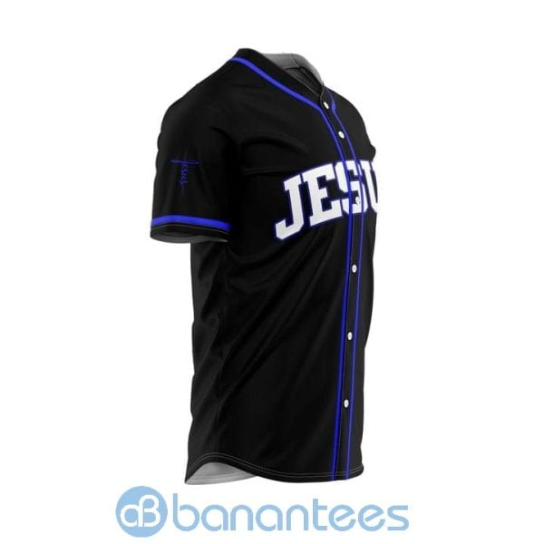 Jesus I Want To Be In God's Hands Unisex Jersey Baseball Shirt Product Photo