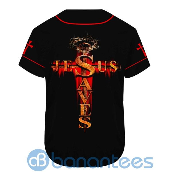 Jesus Save My Life Christian Unisex Jersey Baseball Shirt Product Photo