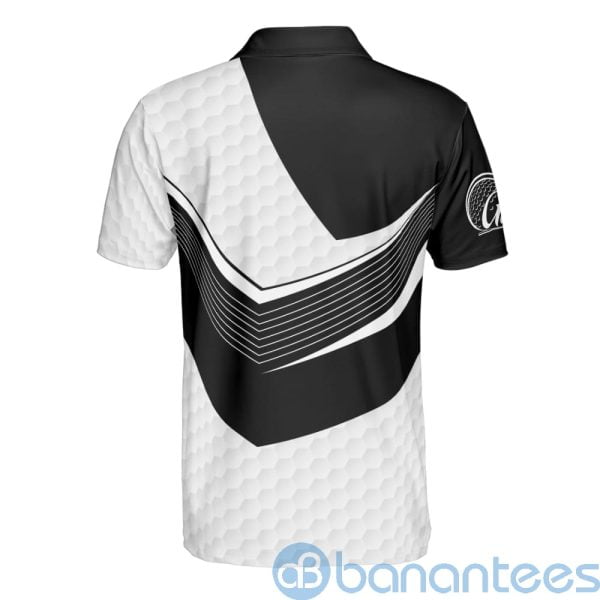 Personalized Name Men's Golf Shirts Swing Golfer Polo Shirt Product Photo