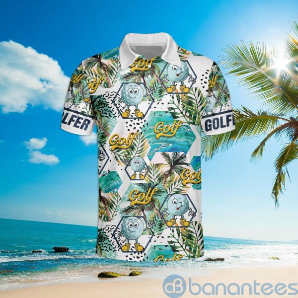 That's How I Roll Men's Hawaiian Style Golf Moisture Wicking Polo Shirt Product Photo