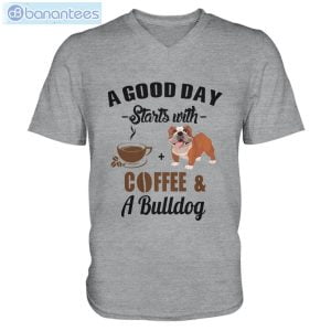 A Good Day Starts With Coffee And A Bulldog Long Sleeve T-Shirt Product Photo 8