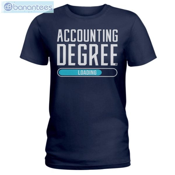 Accounting Degree Loading T-Shirt Long Sleeve Tee Product Photo 3