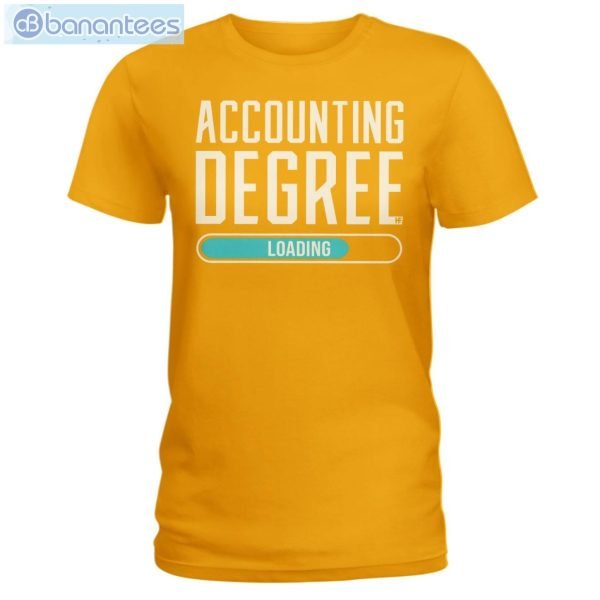 Accounting Degree Loading T-Shirt Long Sleeve Tee Product Photo 4