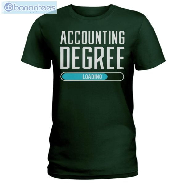 Accounting Degree Loading T-Shirt Long Sleeve Tee Product Photo 5