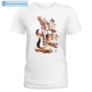 Acoustic Guitar City T-Shirt Long Sleeve Tee Product Photo 1